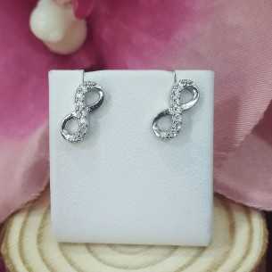 Towanda Pendientes Infinito Circonita