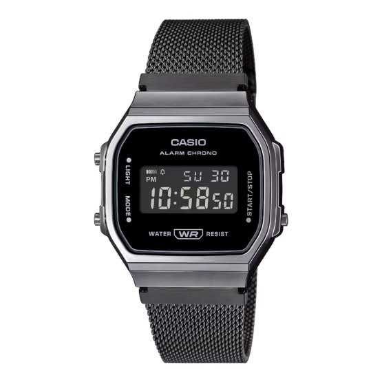Casio Vintage Iconic Milanesa Negro