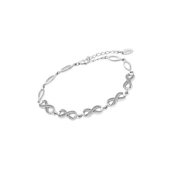 Lotus Silver Pulsera Infinitos Unidos