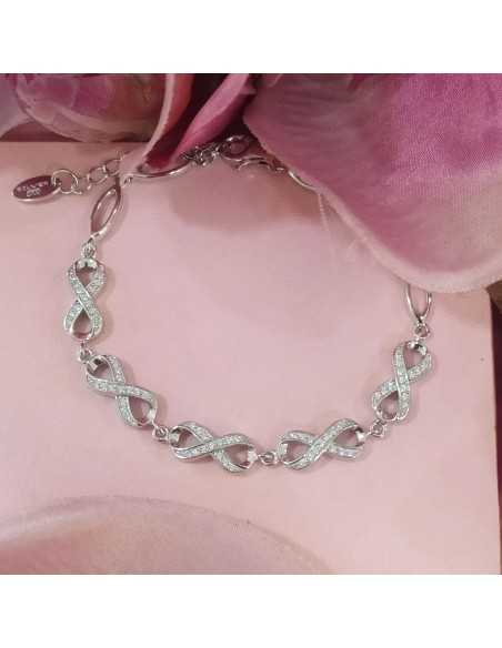 Lotus Silver Pulsera Infinitos Unidos