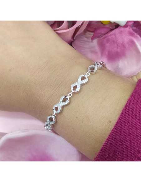 Lotus Silver Pulsera Infinitos Unidos