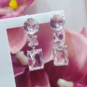 Lotus Silver Colors Circonitas Cuadrados