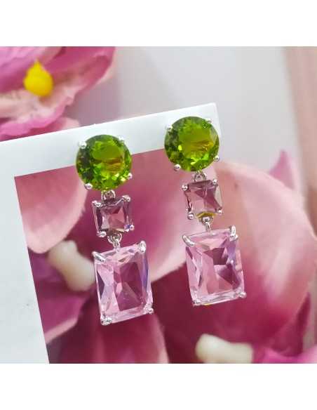 Lotus Silver Colors Circonitas Cuadrados