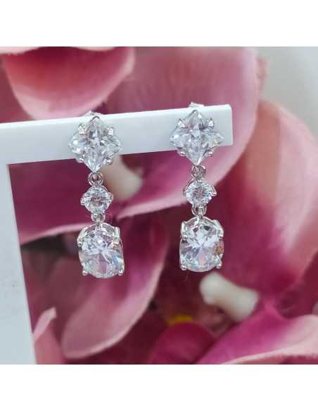 Lotus Silver Colors Circonita Ovalados