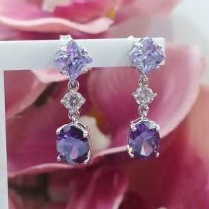 Lotus Silver Colors Circonita Ovalados