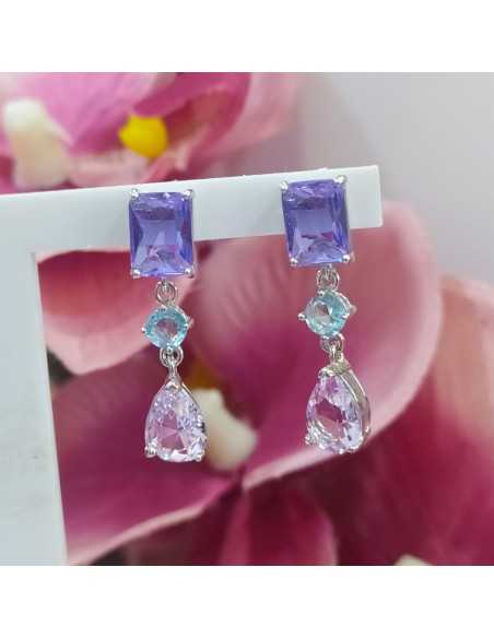 Lotus Silver Colors Circonita Lágrima