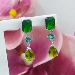 Lotus Silver Colors Circonita Lágrima