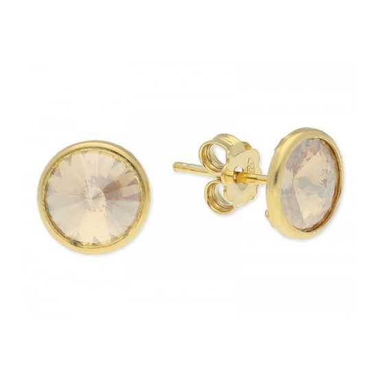 Liska Pendientes Cristales Redondos...