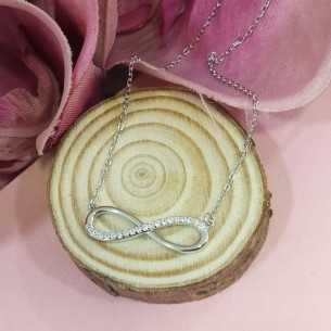 Lotus Silver Collar Infinito