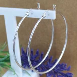 Pendiente de Aro liso Fino