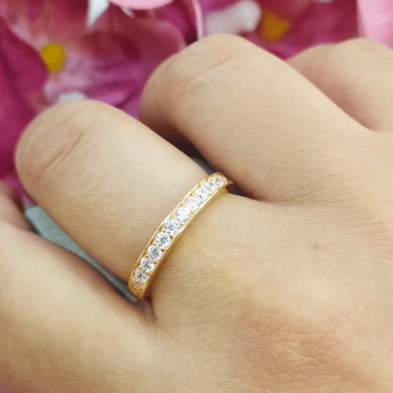 Lotus Silver Anillo Circonitas