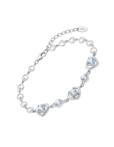 LP3092-2 Trendy corazones circonitas