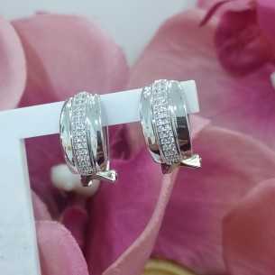 Lotus Silver Glam Omega Circonitas Banda Lisa