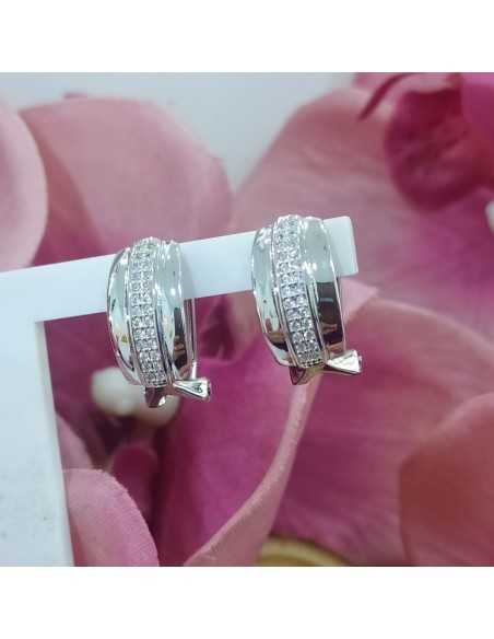 Lotus Silver Glam Omega Circonitas Banda Lisa