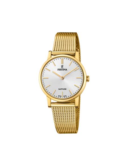 Festina Swiss Made Chapado Correa Milanesa