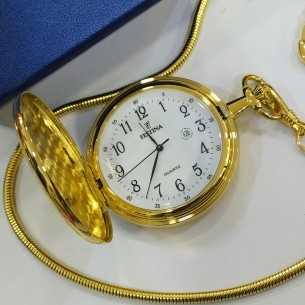 Festina Reloj De Bolsillo Dorado