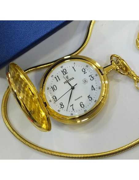 Festina Reloj De Bolsillo Dorado