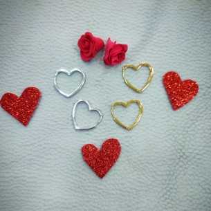 Pendientes Aro Corazón