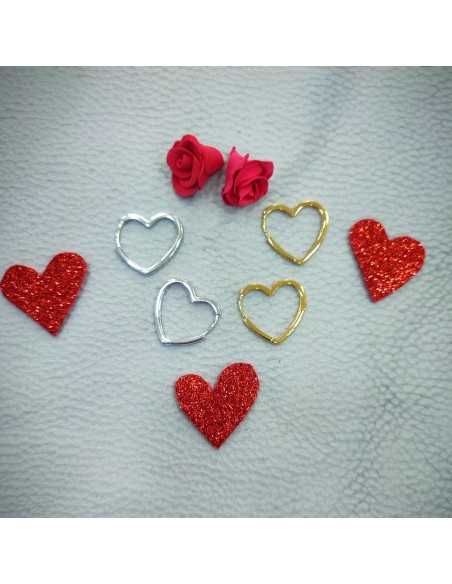 Pendientes Aro Corazón