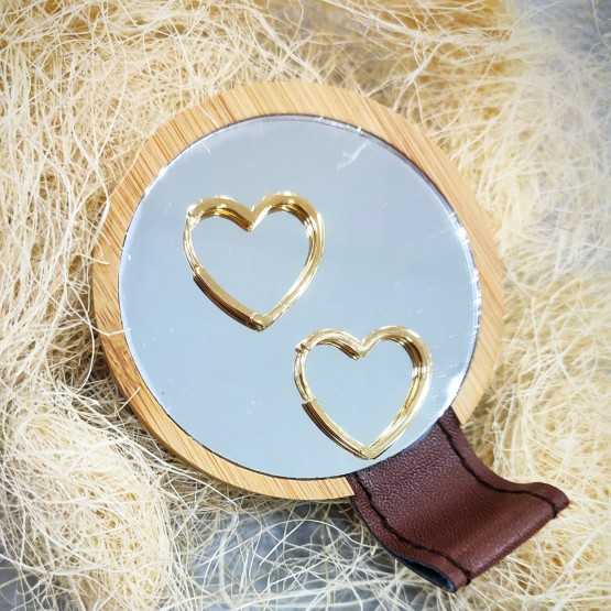 Pendientes Aro Corazón