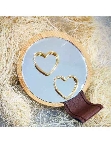 Pendientes Aro Corazón