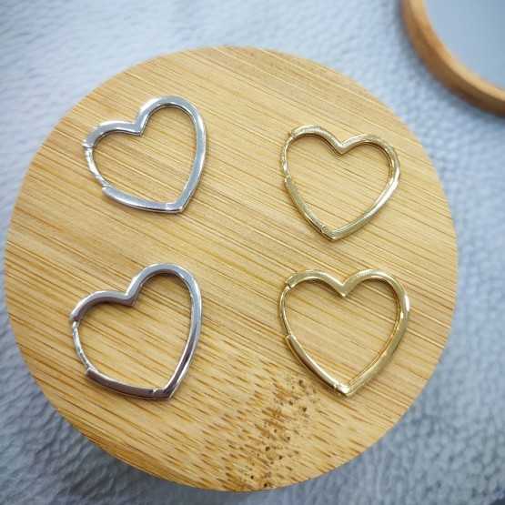 Pendientes Aro Corazón
