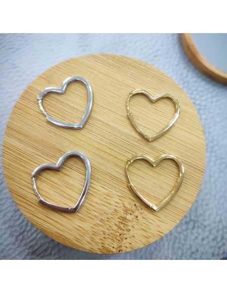 Pendientes Aro Corazón