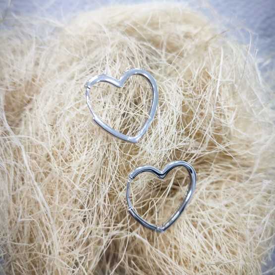 Pendientes Aro Corazón