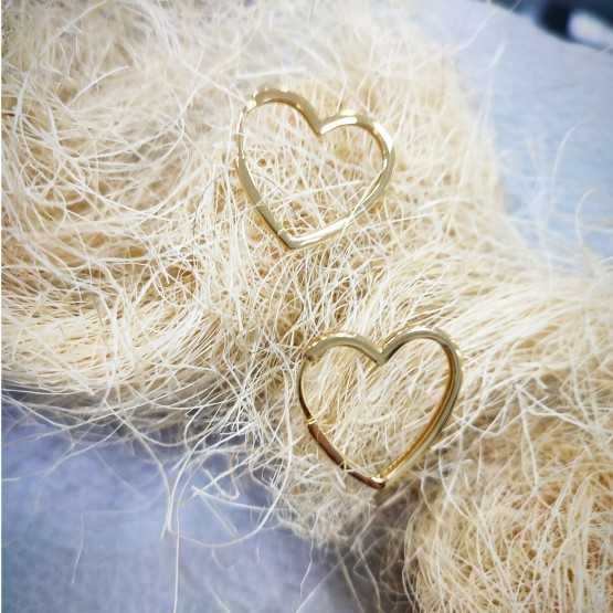 Pendientes Aro Corazón