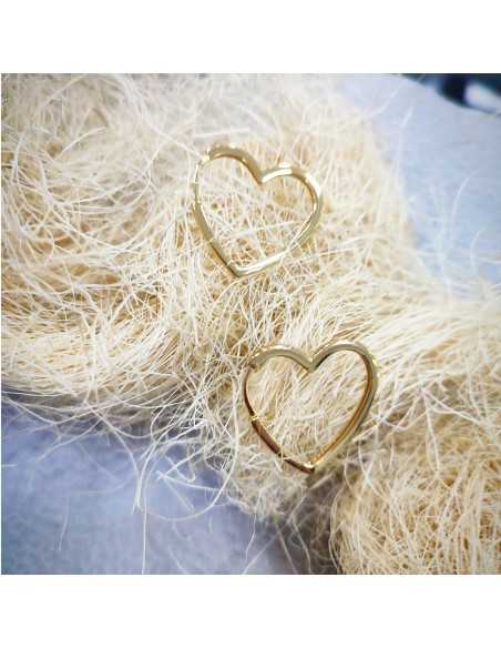 Pendientes Aro Corazón