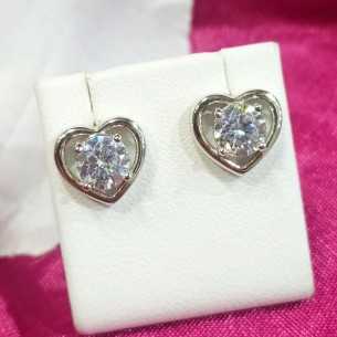 Lotus Silver LP3092-4 Moments Corazón Circonita