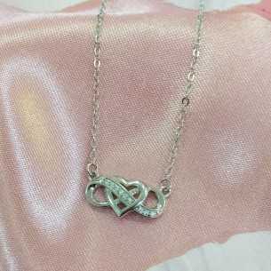 Towanda gargantilla infinito amor circonitas