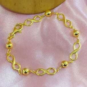 Pulsera Infinitos Dorada