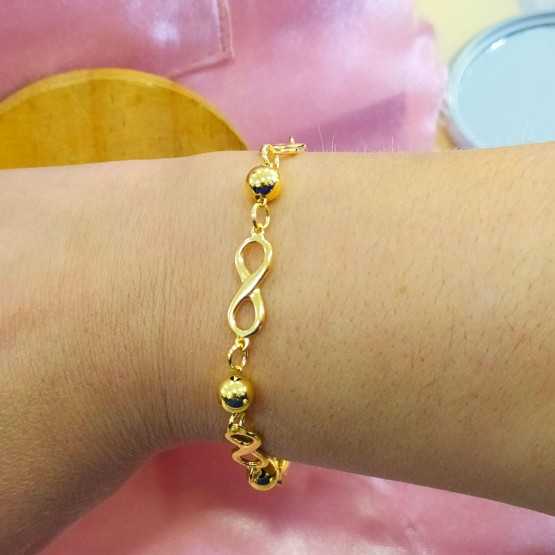 Pulsera Infinitos Dorada