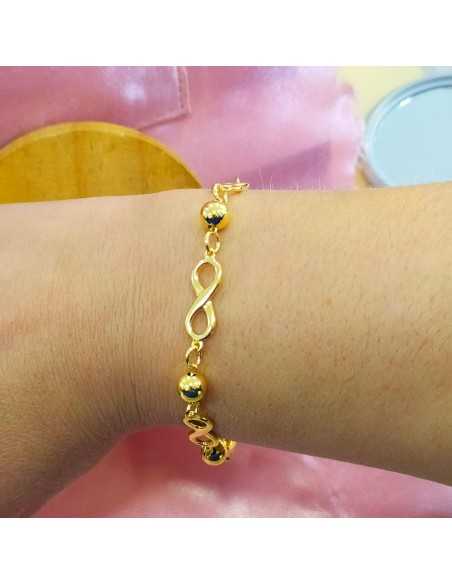 Pulsera Infinitos Dorada