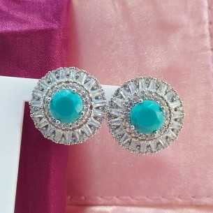 Towanda Pendientes de Fiesta Turquesas