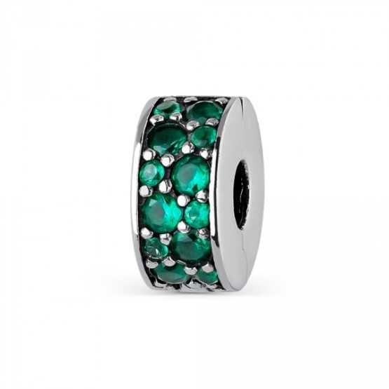 Clip A Tu Lado Circonitas Verdes