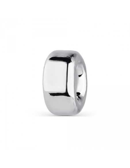 Abalorio A Tu Lado Tope Plata Y Silicona