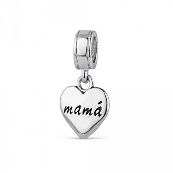 Abalorio A Tu Lado Corazón Mamá