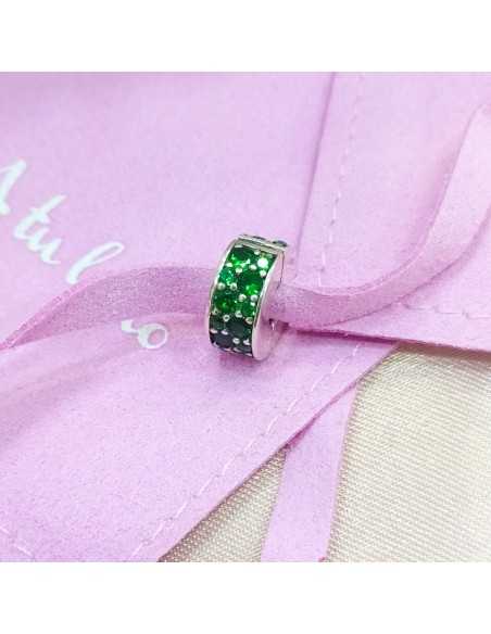 Clip A Tu Lado Circonitas Verdes