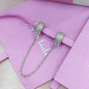 Cadena De Seguridad A Tu Lado Circonitas Blancas