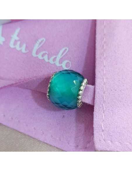 Abalorio A Tu Lado Murano Turquesa