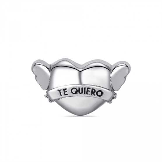 Abalorio A Tu Lado Corazón Alado