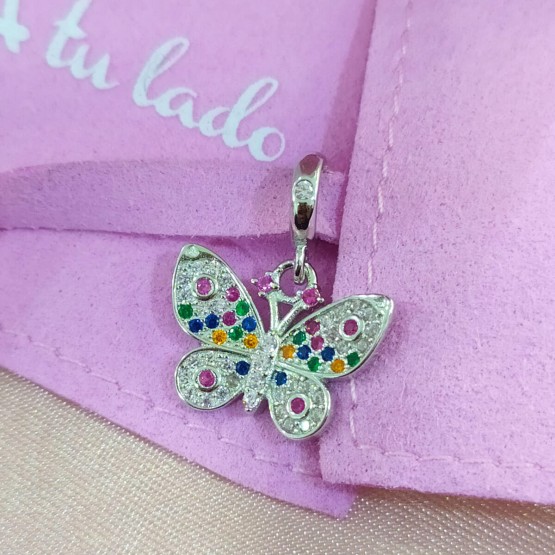Abalorio A Tu Lado Mariposa Multicolor