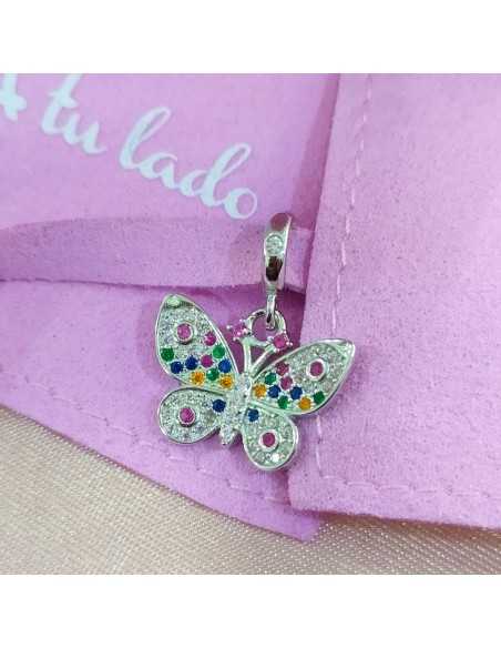 Abalorio A Tu Lado Mariposa Multicolor