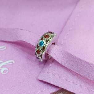 Abalorio A Tu Lado Ajustador de Plata y Silicona con...