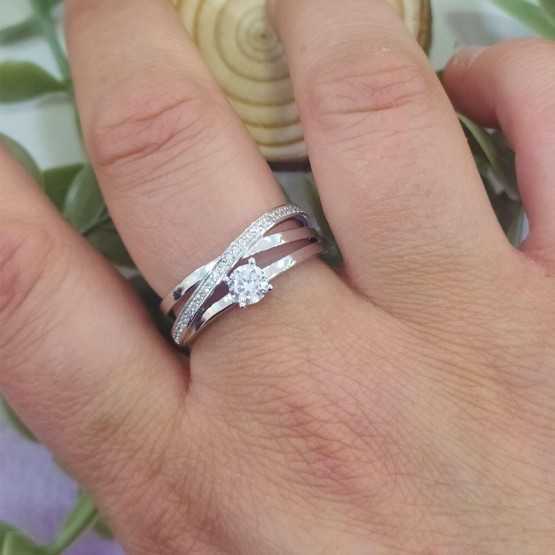 Lotus Silver LP3732-3 Glam Entrelazado