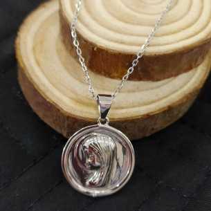 Medalla Redonda Virgen Niña