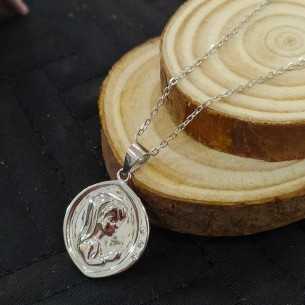 Medalla Ovalada Virgen Niña