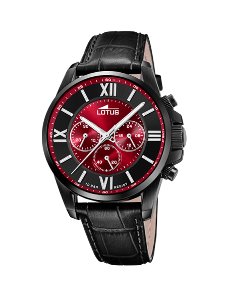 Lotus Chrono Acero Piel